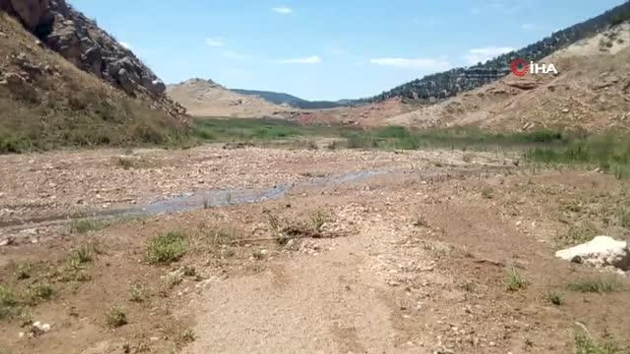 Ayvacık Çayı ve Kısık Kanyonu kuraklığa teslim oldu