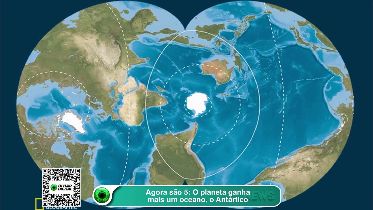 Agora são 5- O planeta ganha mais um oceano, o...