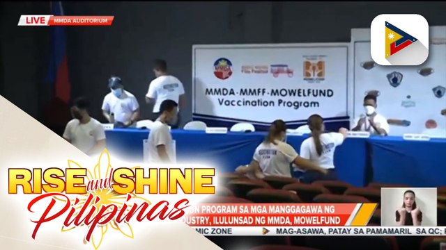 COVID-19 vaccination program sa mga manggagawa ng entertainment industry, ilulunsad ng MMDA, Mowelfund