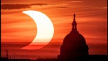 Eclipse solar do “anel de fogo” nesta manhã