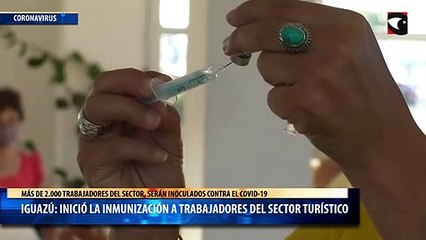 inició la inmunización a trabajadores del sector turístico contra el coronavirus