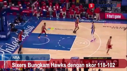 Sixers Bungkam Hawks dengan skor 118-102