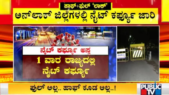 Karnataka Government Imposes Night Curfew From June 14 In 19 Districts