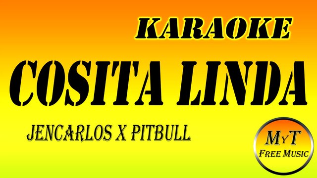 Karaoke - Cosita Linda - Jencarlos x Pitbull - Instrumental Lyrics Letra