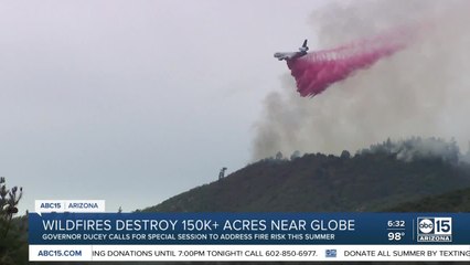 Wildfires destroy 150k+ acres near Globe
