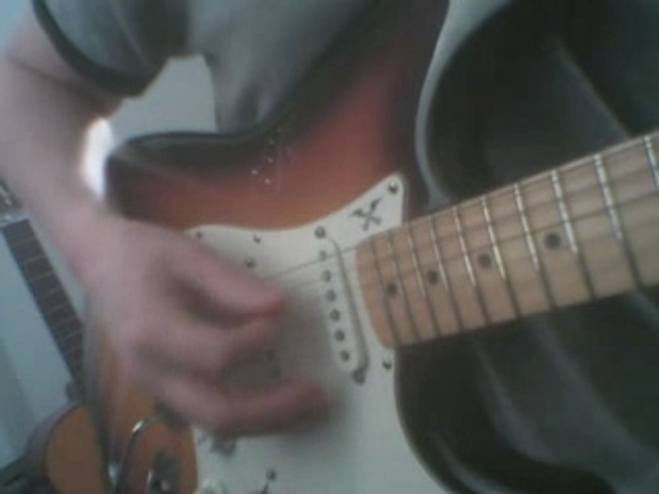 Rock Guitar Lick clean with delay