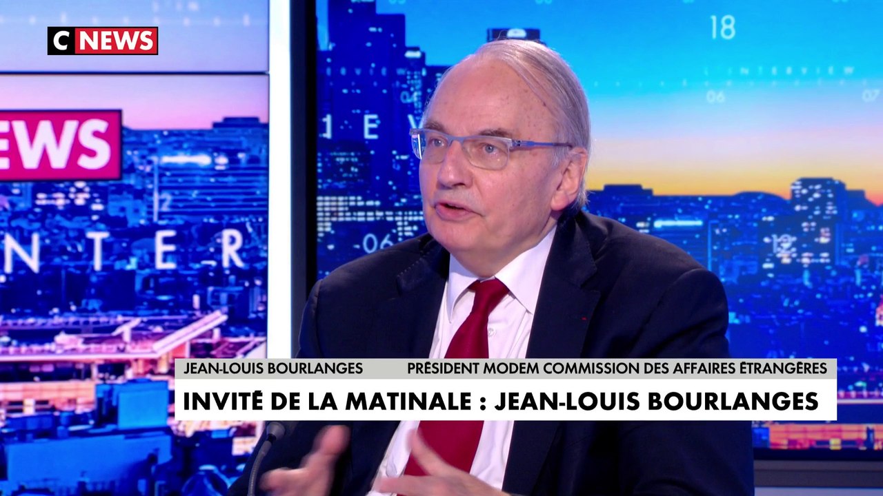 Jean-Louis Bourlanges : «Il faut voir l'image internationale d'Emmanuel Macron»