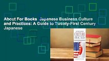 About For Books  Japanese Business Culture and Practices: A Guide to Twenty-First Century Japanese