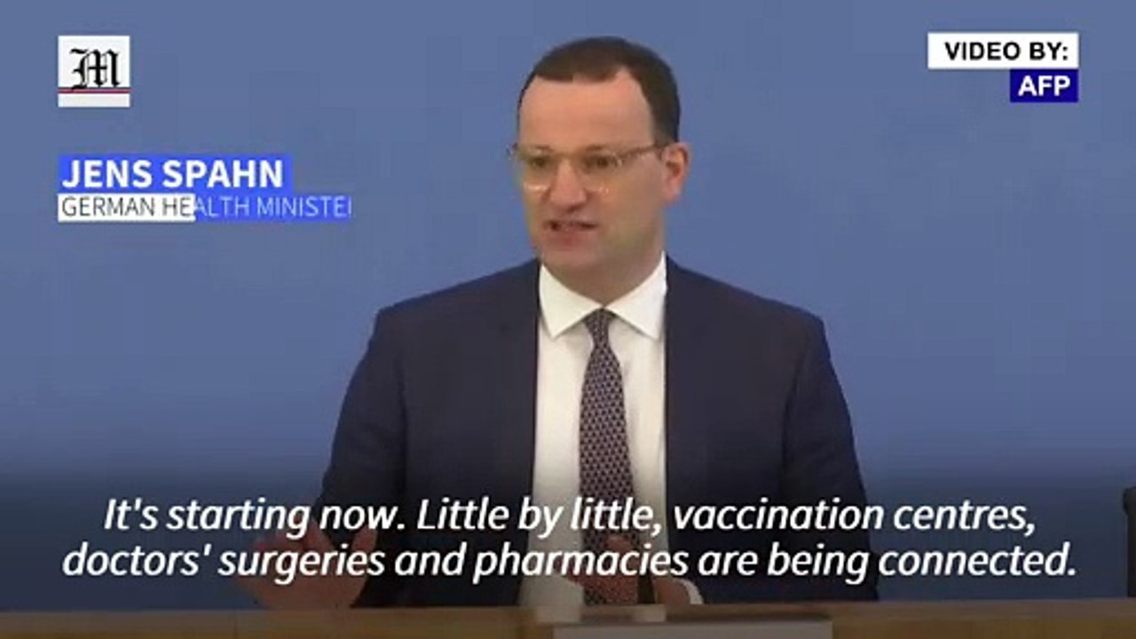 German health minister announces gradual launch of digital vaccination certificate