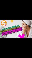 Gel facial para la limpieza profunda de puntos negros.