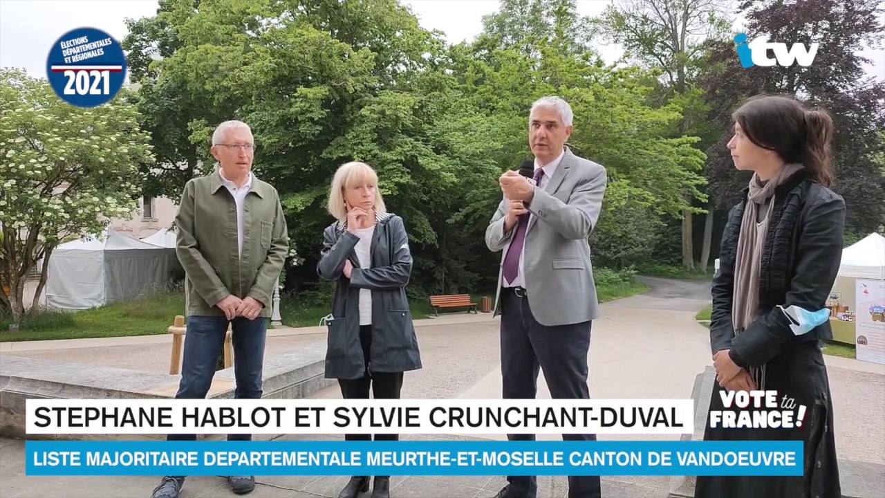 Stéphane Hablot et Sylvie Crunchant-Duval sont en campagne
