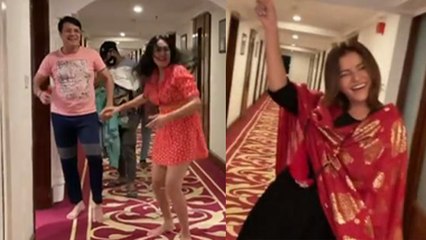 Rubina Dilaik और Kamya Panjabi के Crew ने हिला डाला पूरा होटल , BB House जैसा बना दिया नजारा