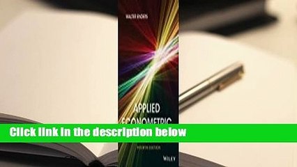 [Read] Applied Econometric Time Series  For Free