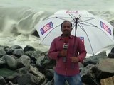 News Reportar Fall down  Cyclone Yaas Old Digha ,Talasari,Chandipur in  Deu to  Rain fall