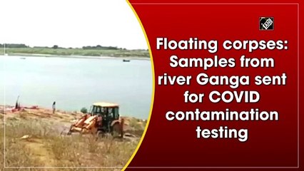 गंगा में तैरते शव पाए जाने के बाद, नदी के नमूने कोविड जांच के लिए भेजे गए