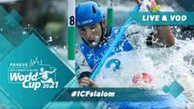 2021 ICF Canoe-Kayak Slalom World Cup Prague Czech Republic / Kayak Heats