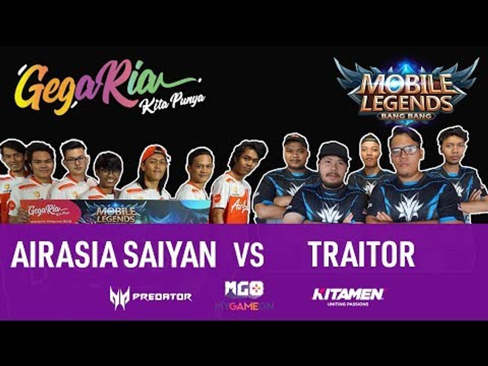 MLBB ALL STAR ARENA SEMI FINALS AIRASIA SAIYAN vs TRAITOR