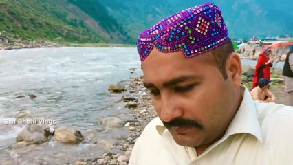 Riverside and mountain beautiful views