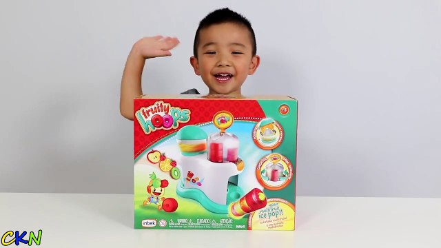 Making Icy Pop Fruity Hoops Factory Fun Diy Yummy Kids Popsicle Maker Ckn Toys