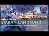#XPAXKEK MLBB Group A - UiTM-Z Sabah | UiTM KK vs UNIMAS E-Sports | UNIMAS