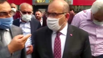 Vali Ustaoğlu, Yomra Belediye Başkanı Bıyık’a düzenlenen silahlı saldırı sonrası olay yerine geldi