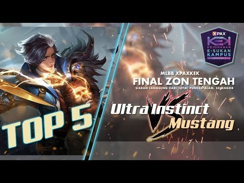 #XPAXKEK MLBB Suku Akhir Pertama Zon Tengah - Top 5 Plays (UKM vs IIUM)