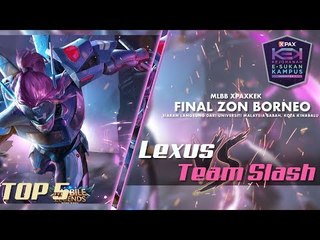 #XPAXKEK MLBB Suku Akhir Pertama Zon Borneo - Top 5 Plays (UMS vs UiTM Samarahan)