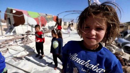 İdlibli öğrenciler, rejimin yıktığı okullarına yeniden kavuşmak istiyor (1)