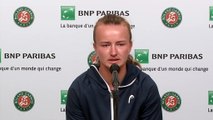 Roland-Garros 2021 - Barbora Krejcikova - -Jana Novotna would just tell me that she's very proud. She would just tell me just en