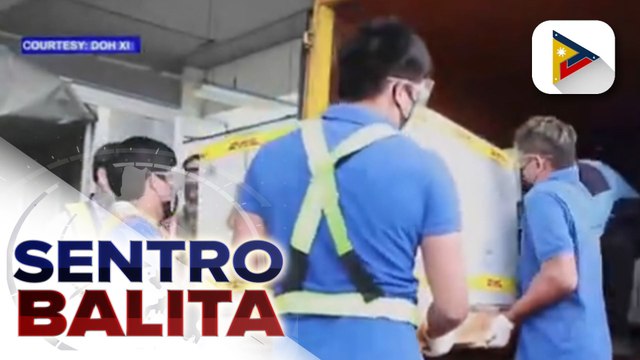 Higit 100-K doses ng Pfizer COVID-19 vaccines, dumating na sa Davao City; registration sa A4 priority group sa Davao City, nagpapatuloy