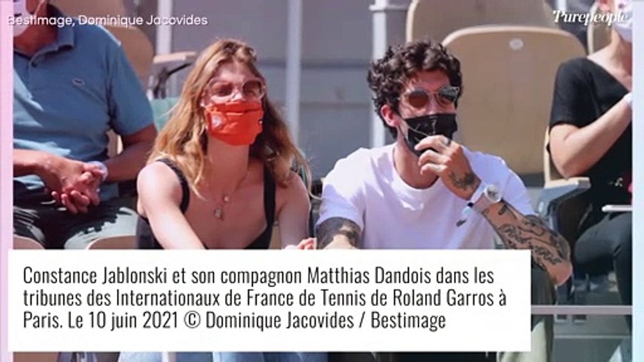 Christophe Michalak, Ines Reg, Constance Jablonski : En amoureux à Roland-Garros