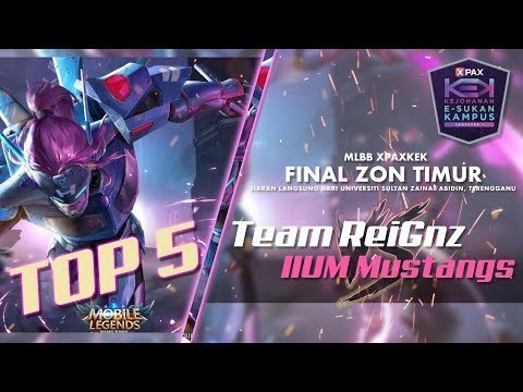 #XPAXKEK MLBB Suku Akhir Kedua Zon Timur - Top 5 Plays (UniSZA vs IIUM)
