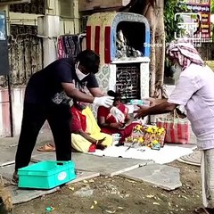 Actor Black Pandi Serves Food To Homeless People