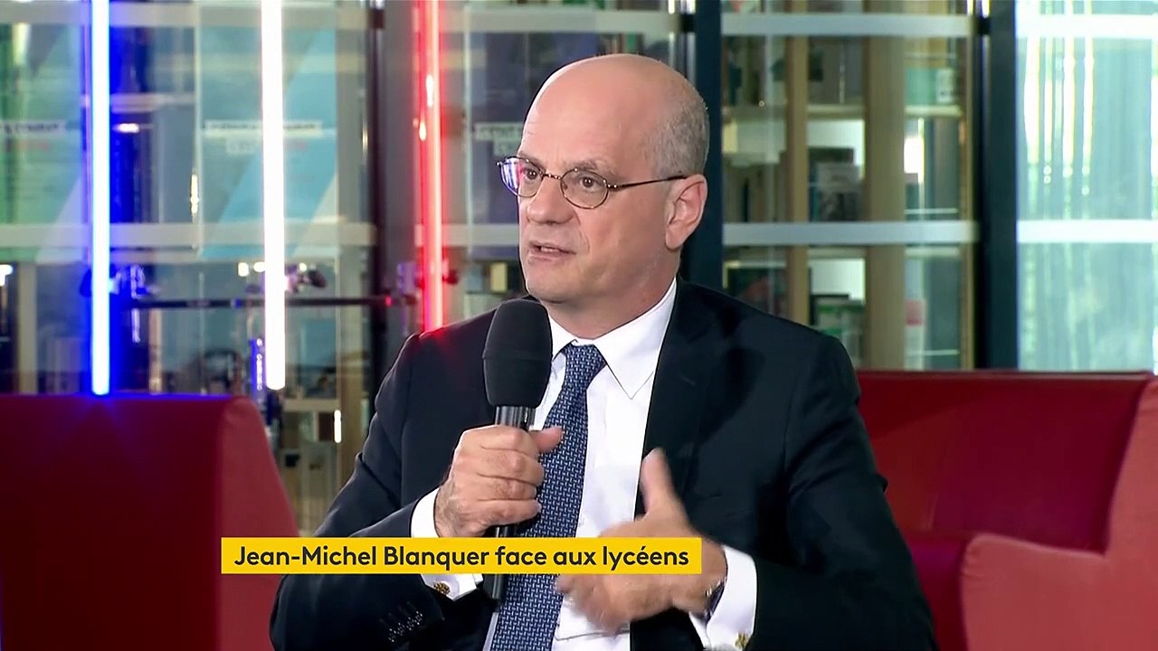 Éducation : face à des lycéens du Val-d’Oise, Jean-Michel Blanquer passait son Grand oral