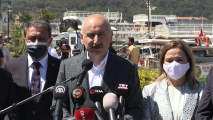 BALIKESİR - Bakan Karaismailoğlu Ayvalık'ta açıklamalarda bulundu