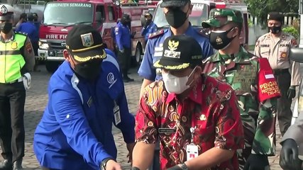 Pemkab Semarang Gelar Penyemprotan Disinfektan Skala Besar