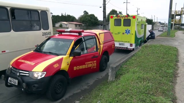 De bicicleta, idoso de 80 anos se envolve em colisão com bicicleta na rodovia BR-277