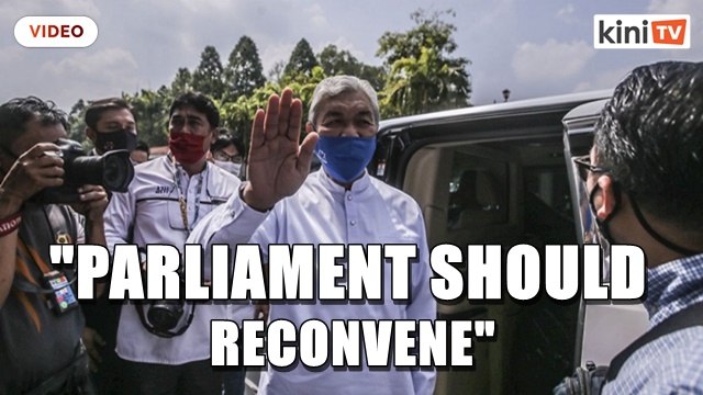 Umno's stance is that Parliament should reconvene, says Zahid