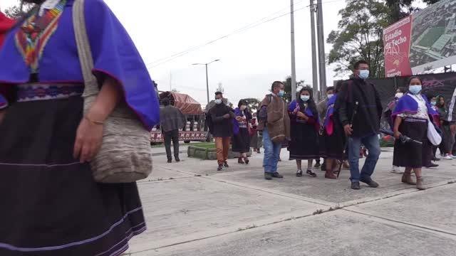 Amerikalılar Arası İnsan Hakları Komisyonu Kolombiya'daki yerli halk ile görüştü