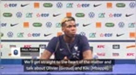 No tension between Giroud and Mbappe - Pogba