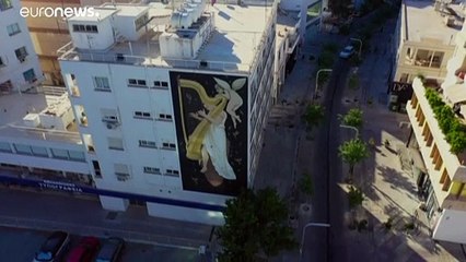 La street art di Fikos. Dalla mitologia greca al murales sulla pandemia