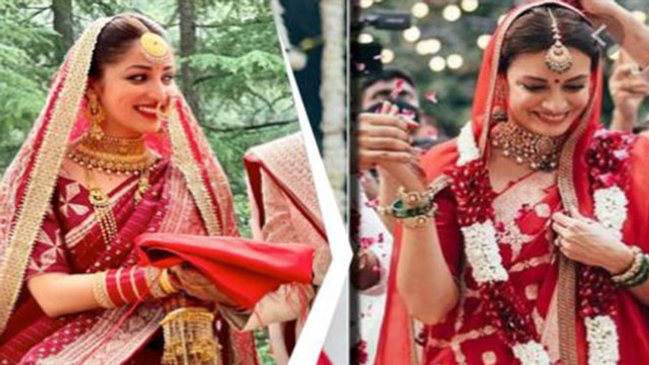 Yami Gautam ने शादी में Dia Mirza की साड़ी को किया copy, photo हुई Viral | FilmiBeat