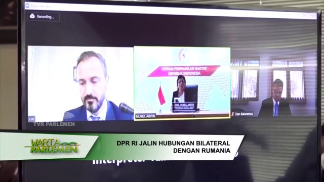 DPR RI Gelar Pertemuan Daring dengan Parlemen Romania