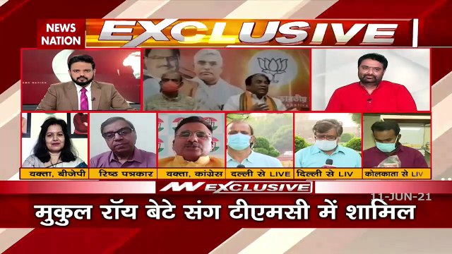 TMC में फिर शामिल हुए भाजपा मुकुल रॉय, ममता बनर्जी के मौजूदगी में हुई घर वापसी