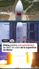 China publica una panorámica de 360º en color de la superficie de Marte