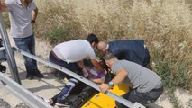 Orhangazi'de bariyere çarpan motosikletin sürücüsü yaralandı
