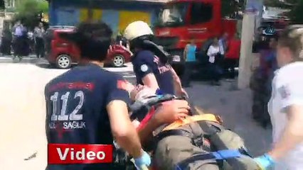 Çocuğuna 'Atla da kurtulayım' deyince...