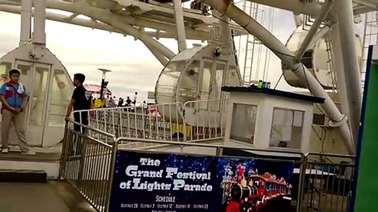 Karnan in the giant wheel Philippines