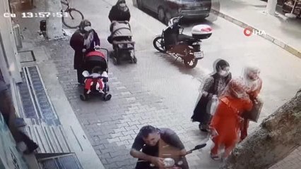 Kapkaççılar hamile kadının cüzdanını böyle çaldı