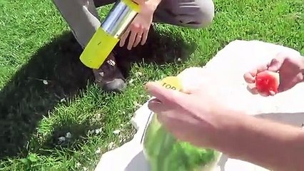 Karpuzun içine havai fişek konulursa...